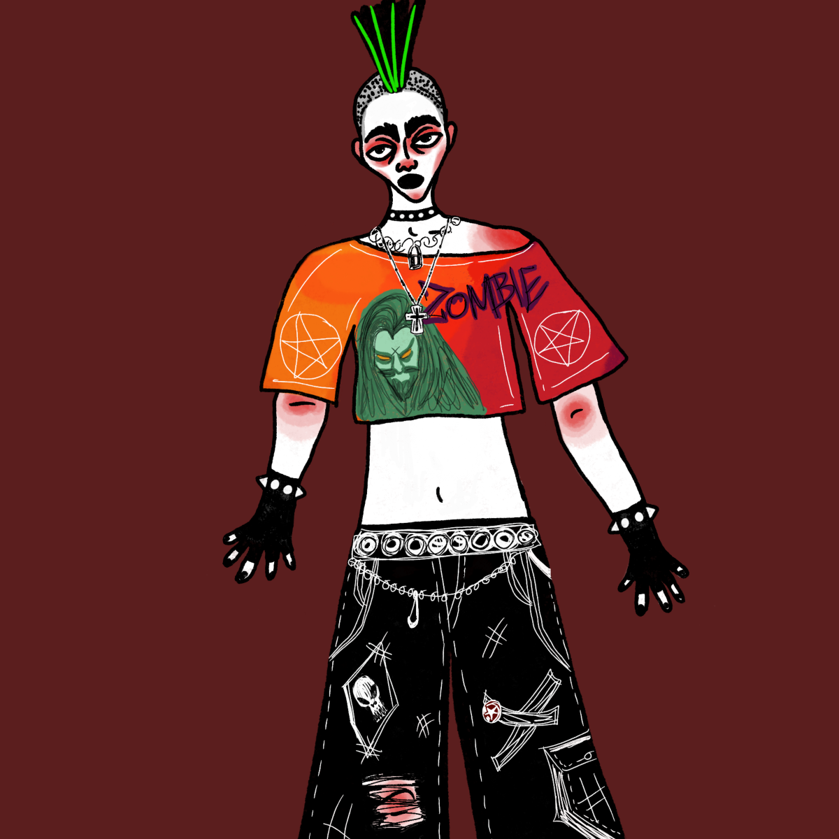 rob made with Alternative Androgynous Dress Up