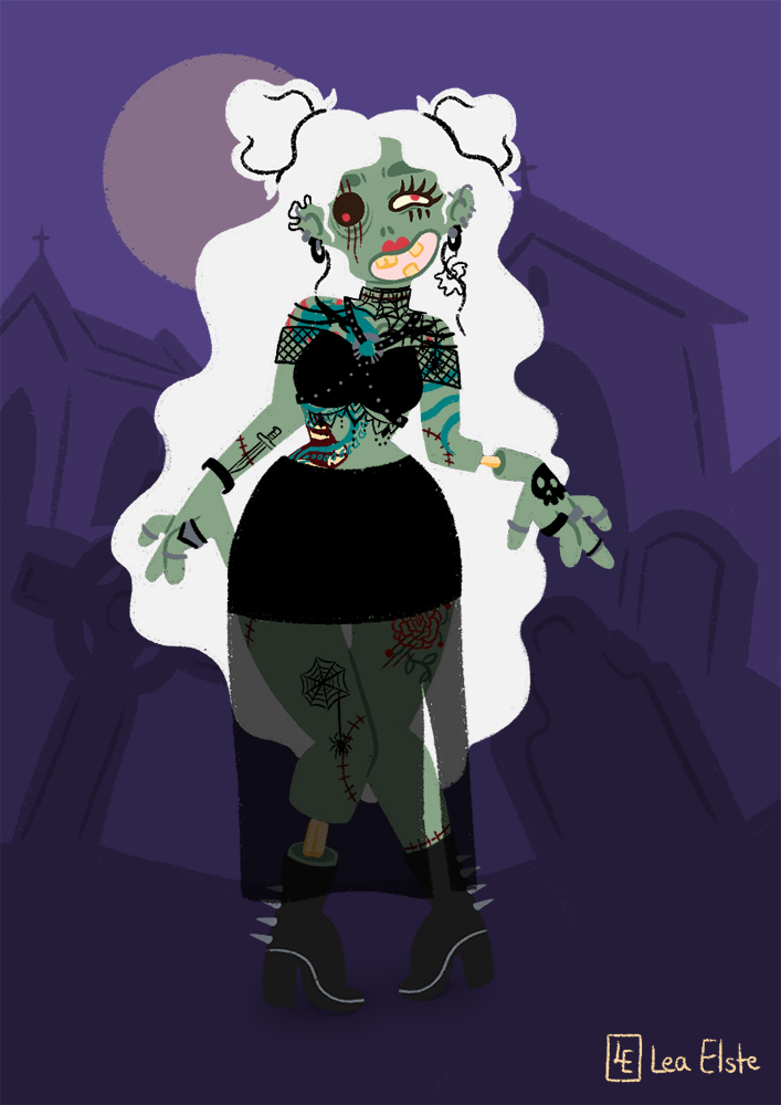 zombie made with Zombiegirl Dress Up