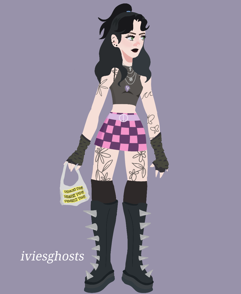 just going to the grocery store nothing much made with lineless doll maker