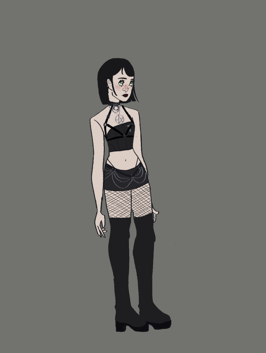 shes so chill made with Goth Doll Maker