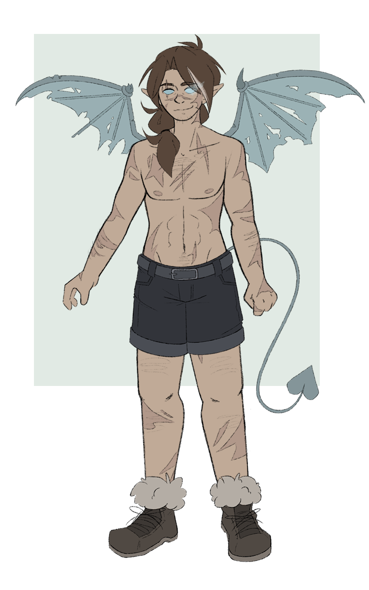 his name is blue made with [hhau] Scar Dress Up Game