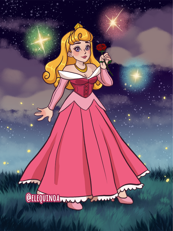 princess aurora made with Kartoon Princess