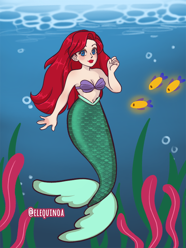 ariel made with Kartoon Princess