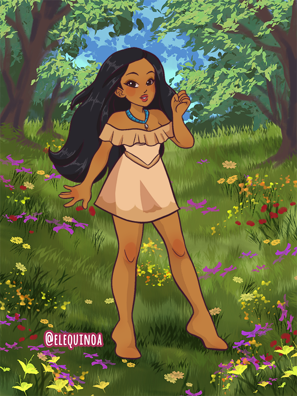 pocahontas made with Kartoon Princess