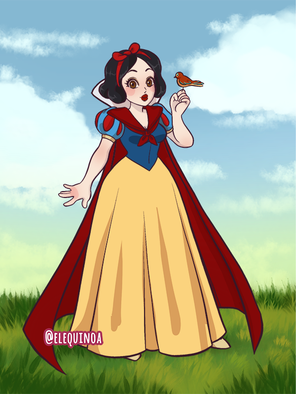 snow white made with Kartoon Princess