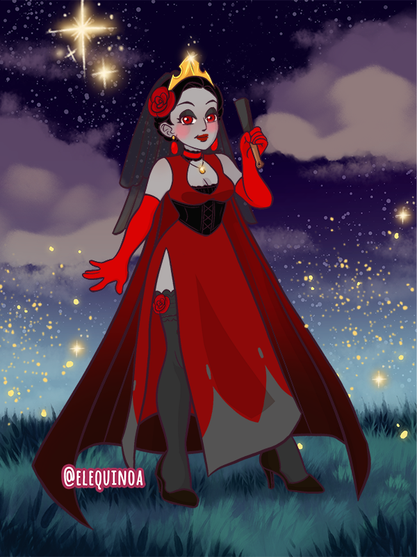 Vampire Queen made with Kartoon Princess