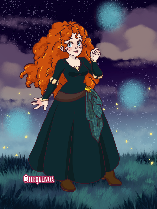 merida made with Kartoon Princess