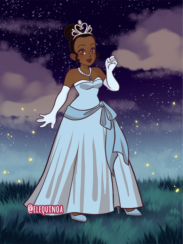 tiana made with Kartoon Princess