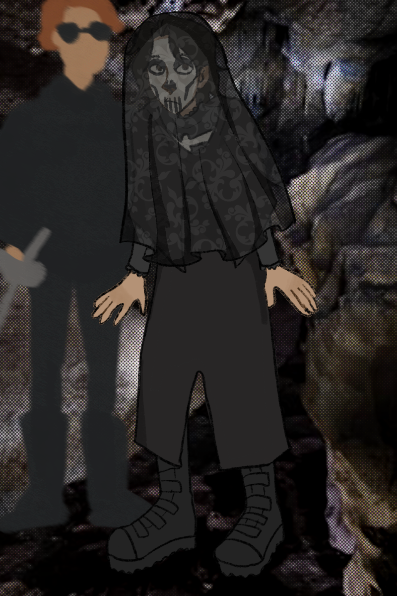 Harrooooooow made with evil stick dress up