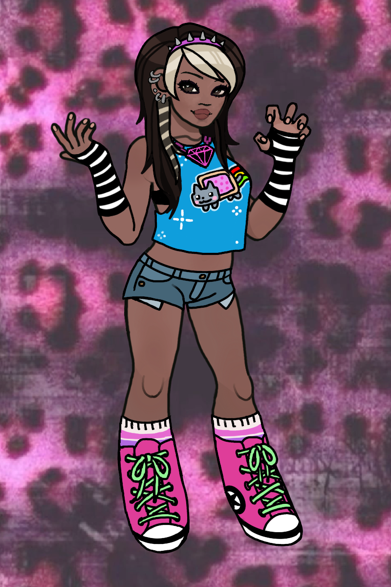 Scene made with Scene Girl Dress Up