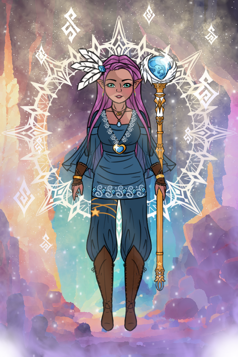 Celestial Wizardress made with Doll maker ~fantasy