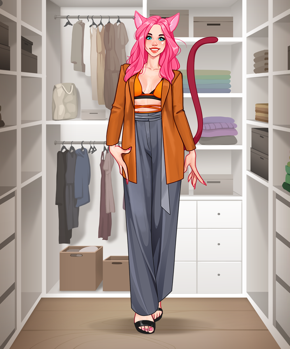 Walk in closet! made with Elena Dress-Up