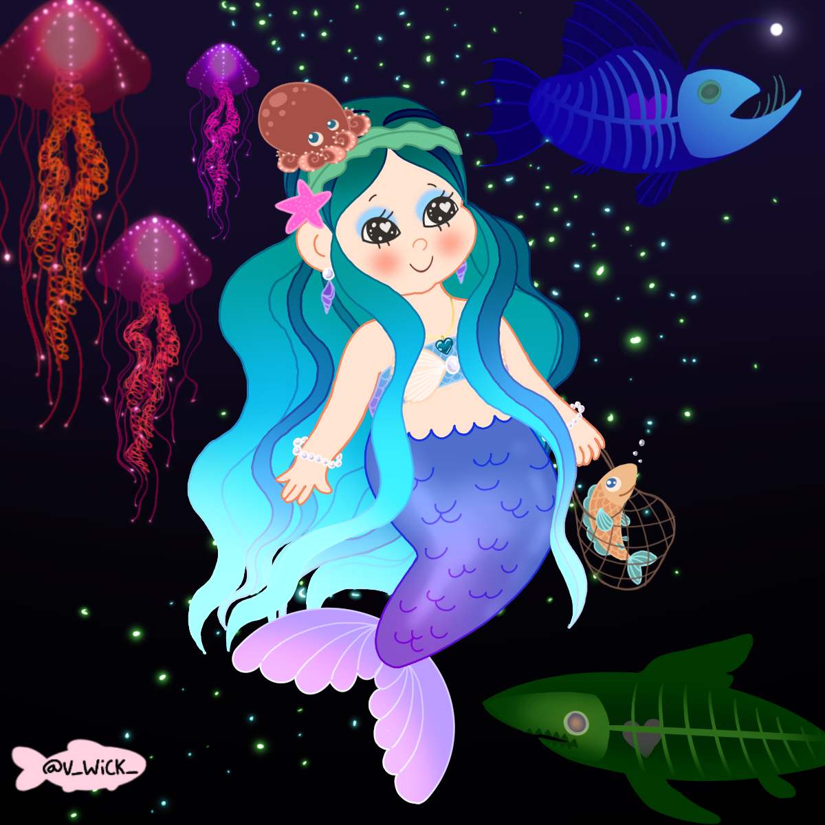Unnamed made with Littlest Mermaid Dress Up