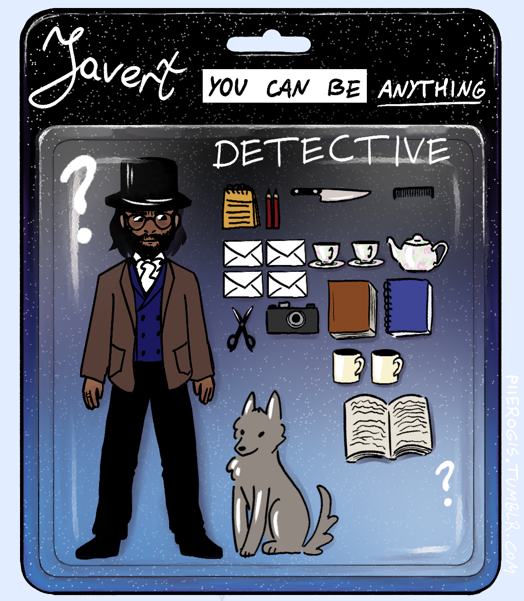 Detective Javert made with Javert Career Doll