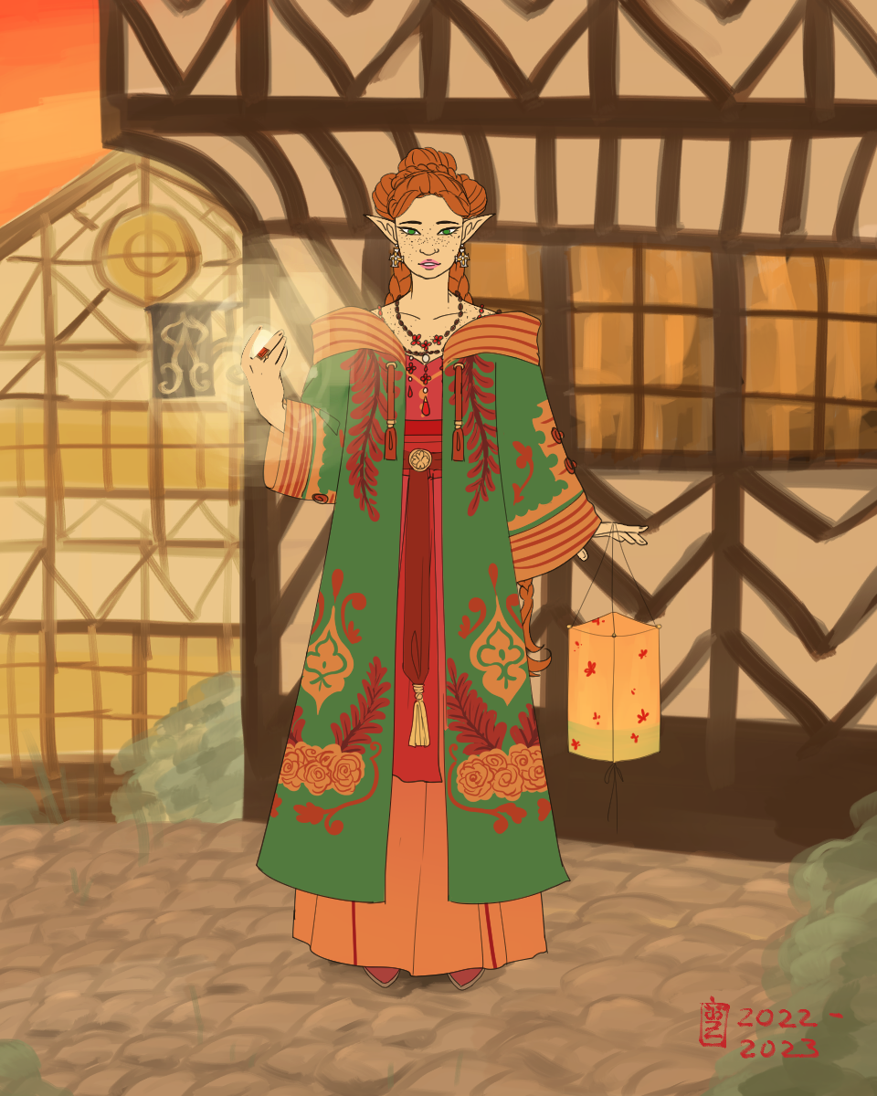 Light Festival made with Rooted Magic Character Meiker