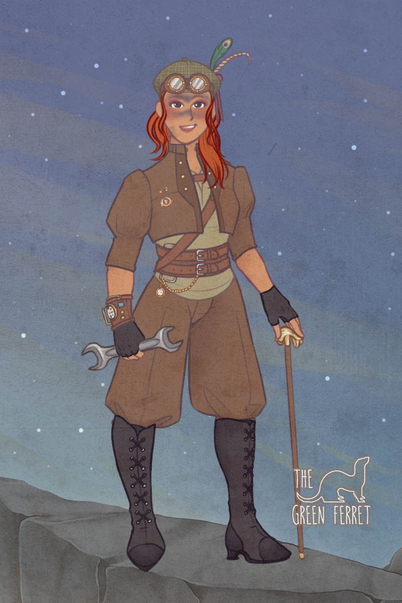 Steampunk made with Victorian Steampunk Dressup