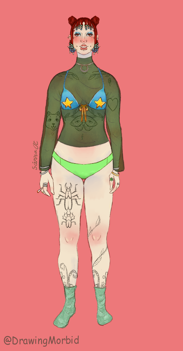 indica made with Fem Dress Up Doll