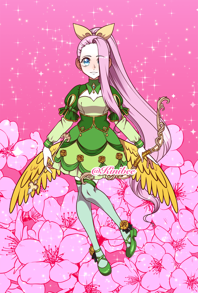 magical Flutters shy magical girl made with Magical Girl Creator 2