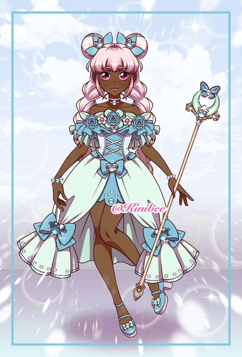 Light Blues and Greens made with Magical Girl Creator 2