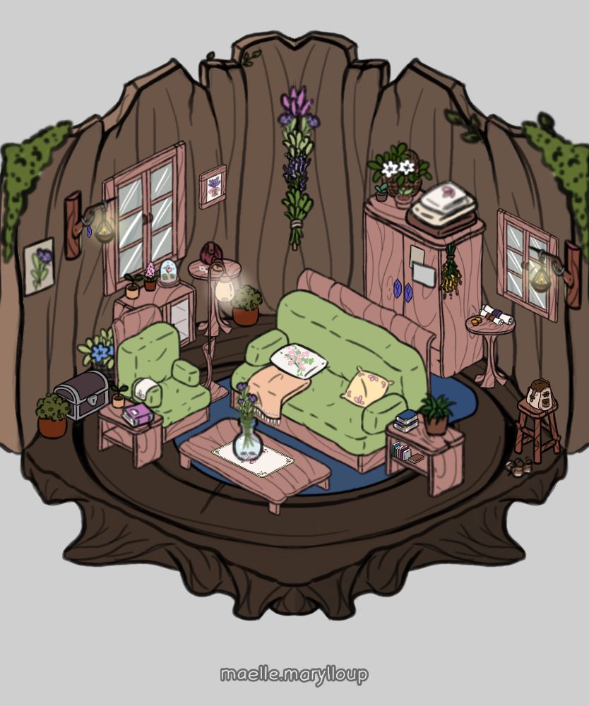 Fairy Living Room made with Iso House
