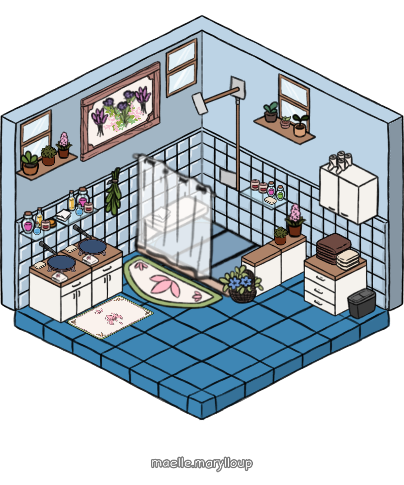 Bathroom made with Iso House