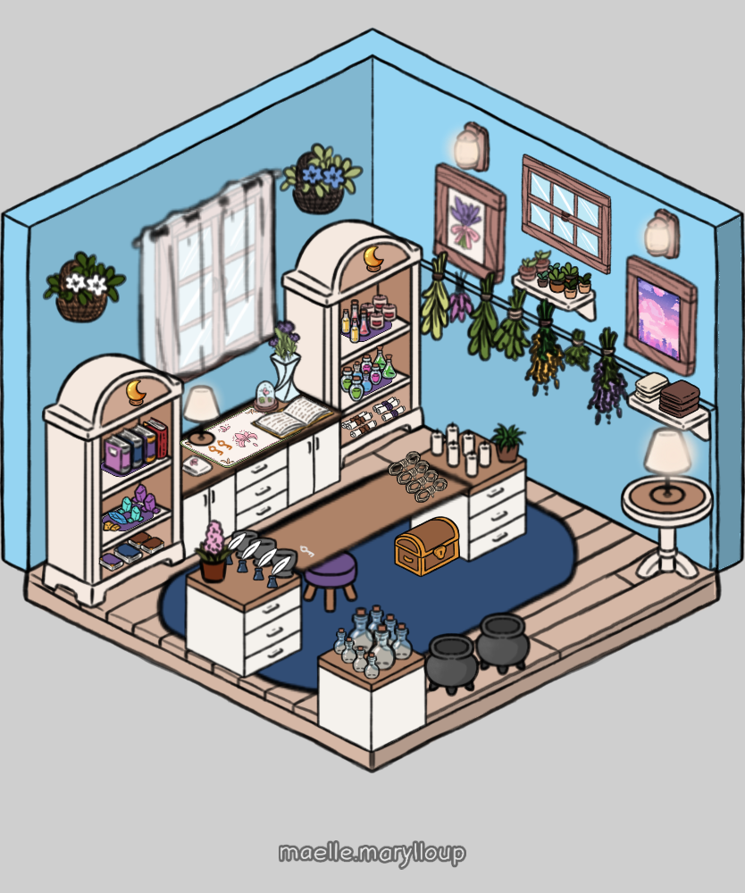 Kiki's Apothecary made with Iso House