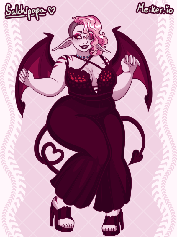 Anti Cupid made with Velvet Valentine