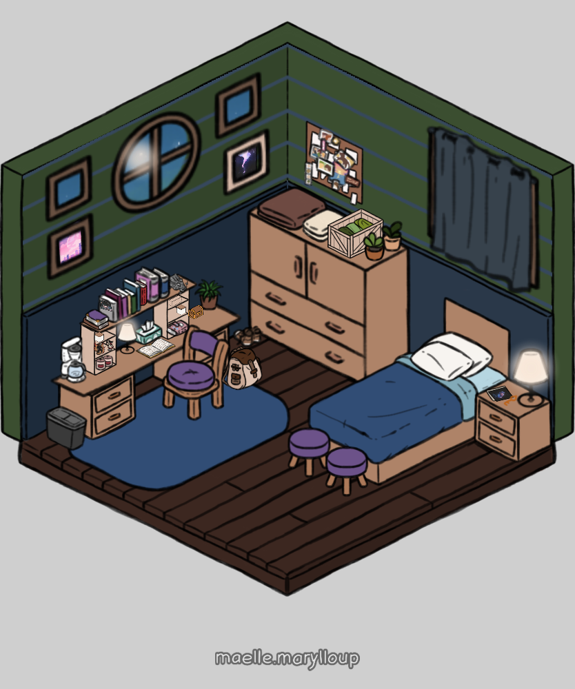 College Dorm made with Iso House