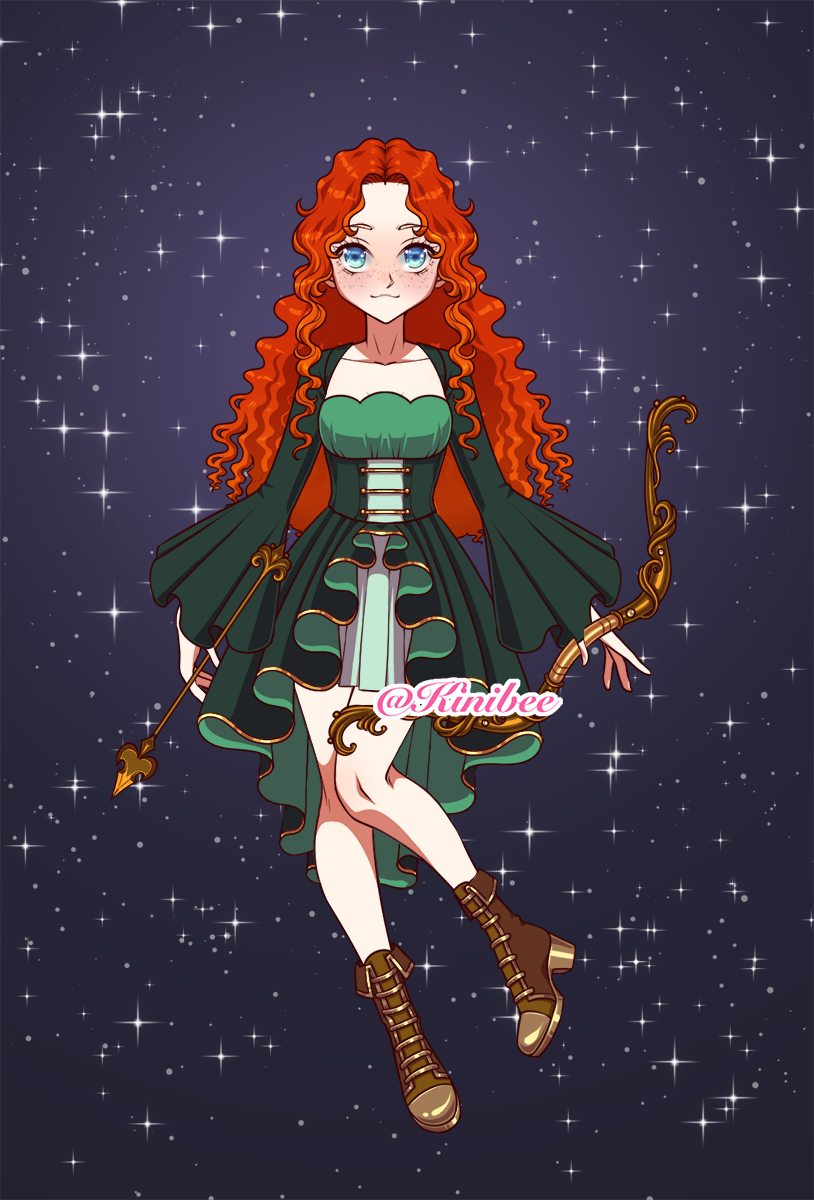 merida made with Magical Girl Creator 2