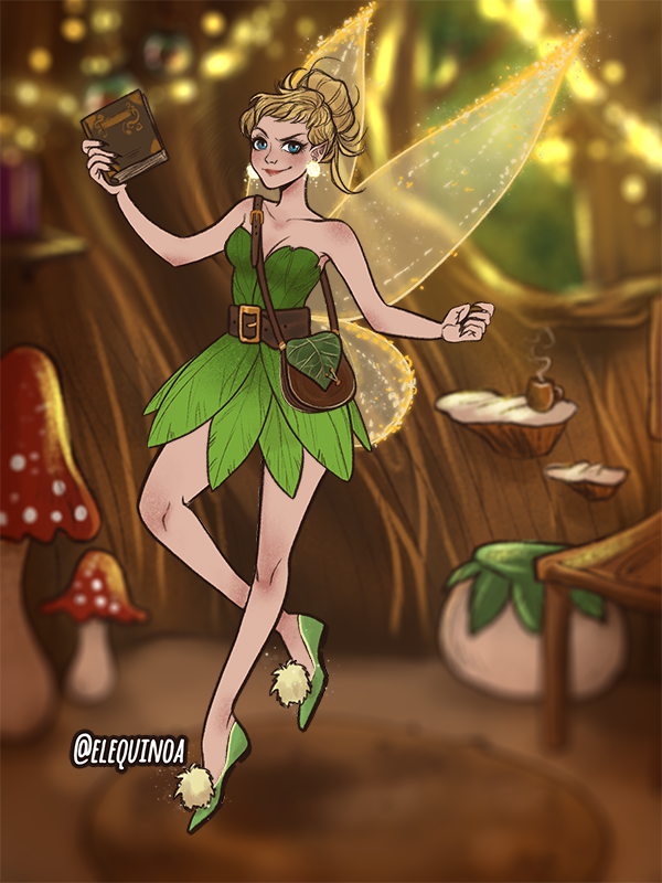 Tinkerbell made with Forest Fairy