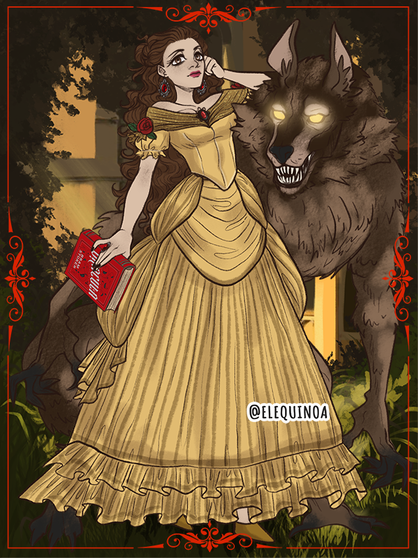 Belle (beast queen) made with Gothic Heroine