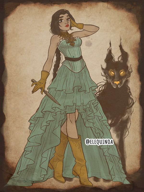 Saji (Jasmine Queen of Thieves) made with Gothic Heroine
