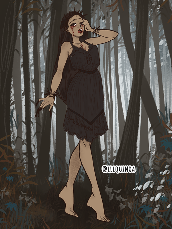 Pocahontas (father's knife) made with Gothic Heroine
