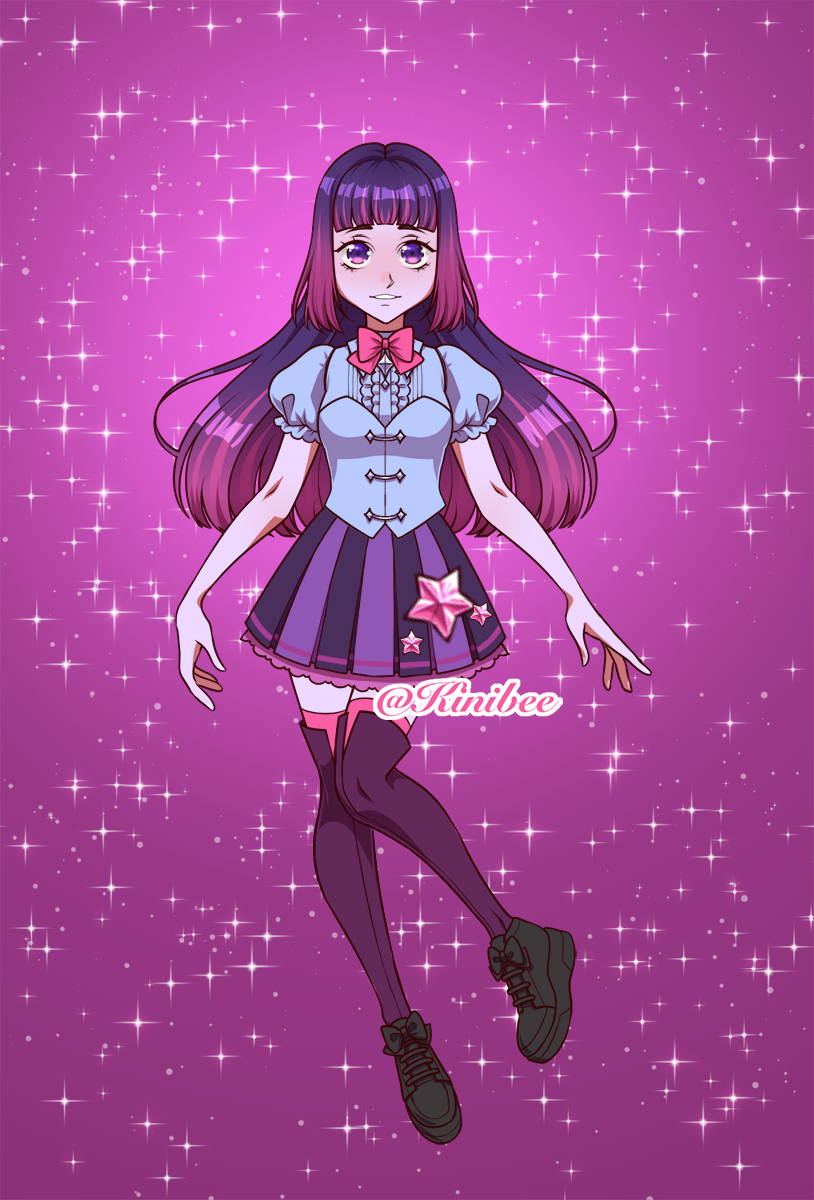 Twilight Sparkle made with Magical Girl Creator 2