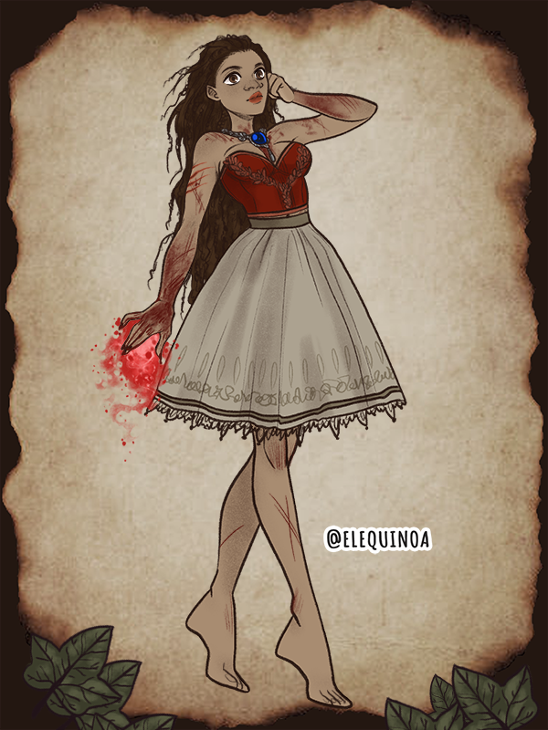 Moana (demigod killer) made with Gothic Heroine