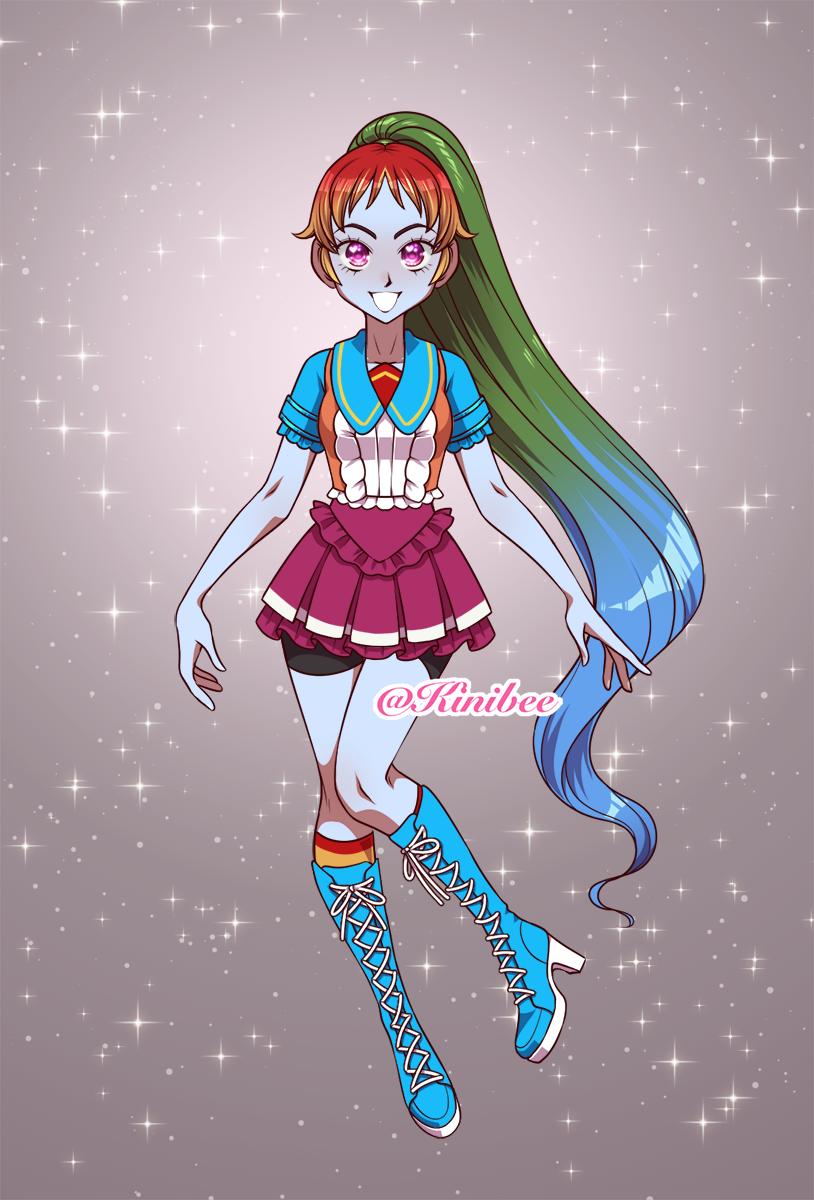 Rainbow dash made with Magical Girl Creator 2