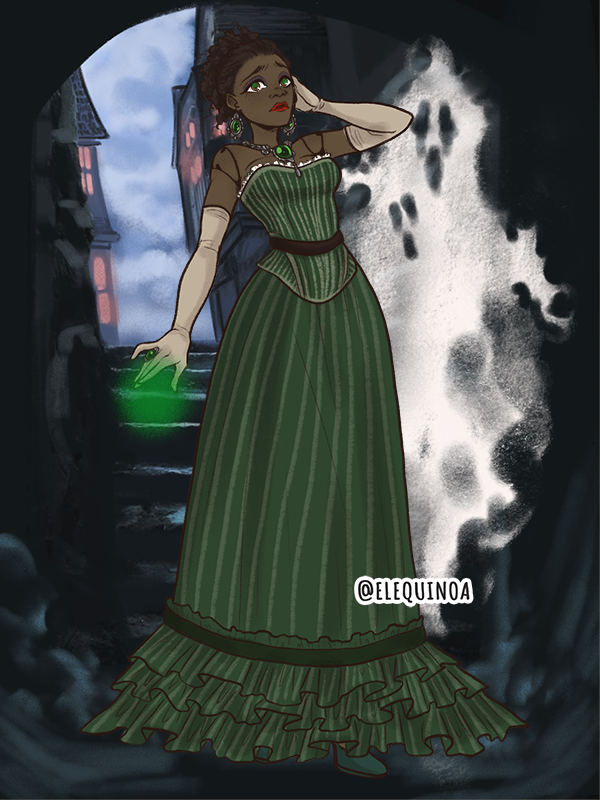 Tiana (puppet) made with Gothic Heroine