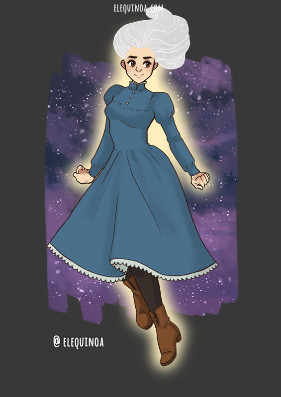 Sophie Hatter (movies end) made with Anime Girl - HALLOWEEN EDITION