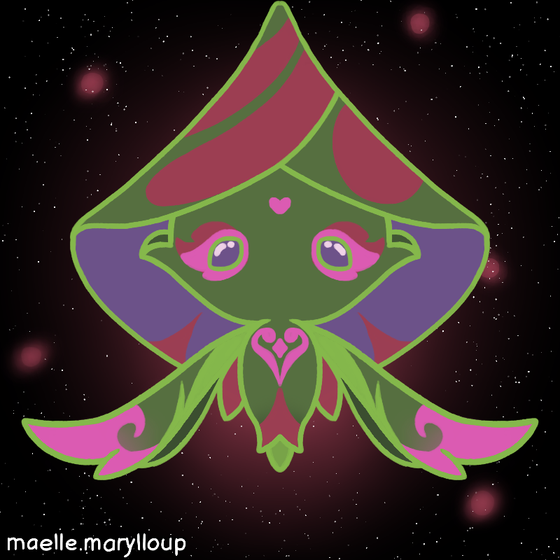 Peaceful Nightshade Sprite made with Nature Spirits