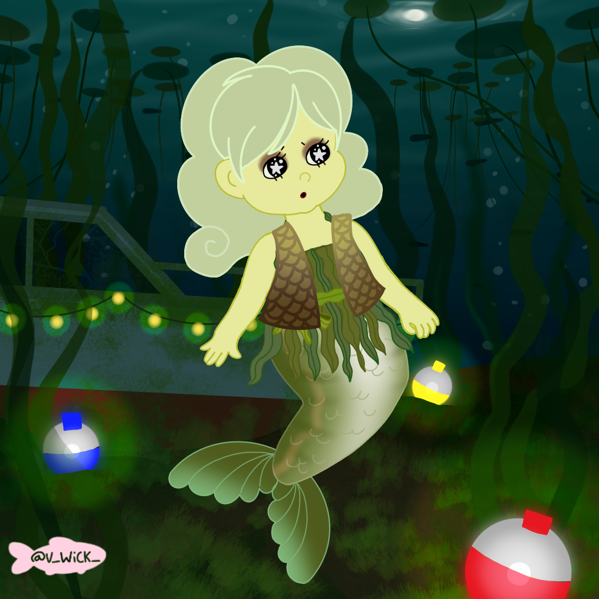 Little Bogmaid made with Littlest Mermaid: Freshwater Edition