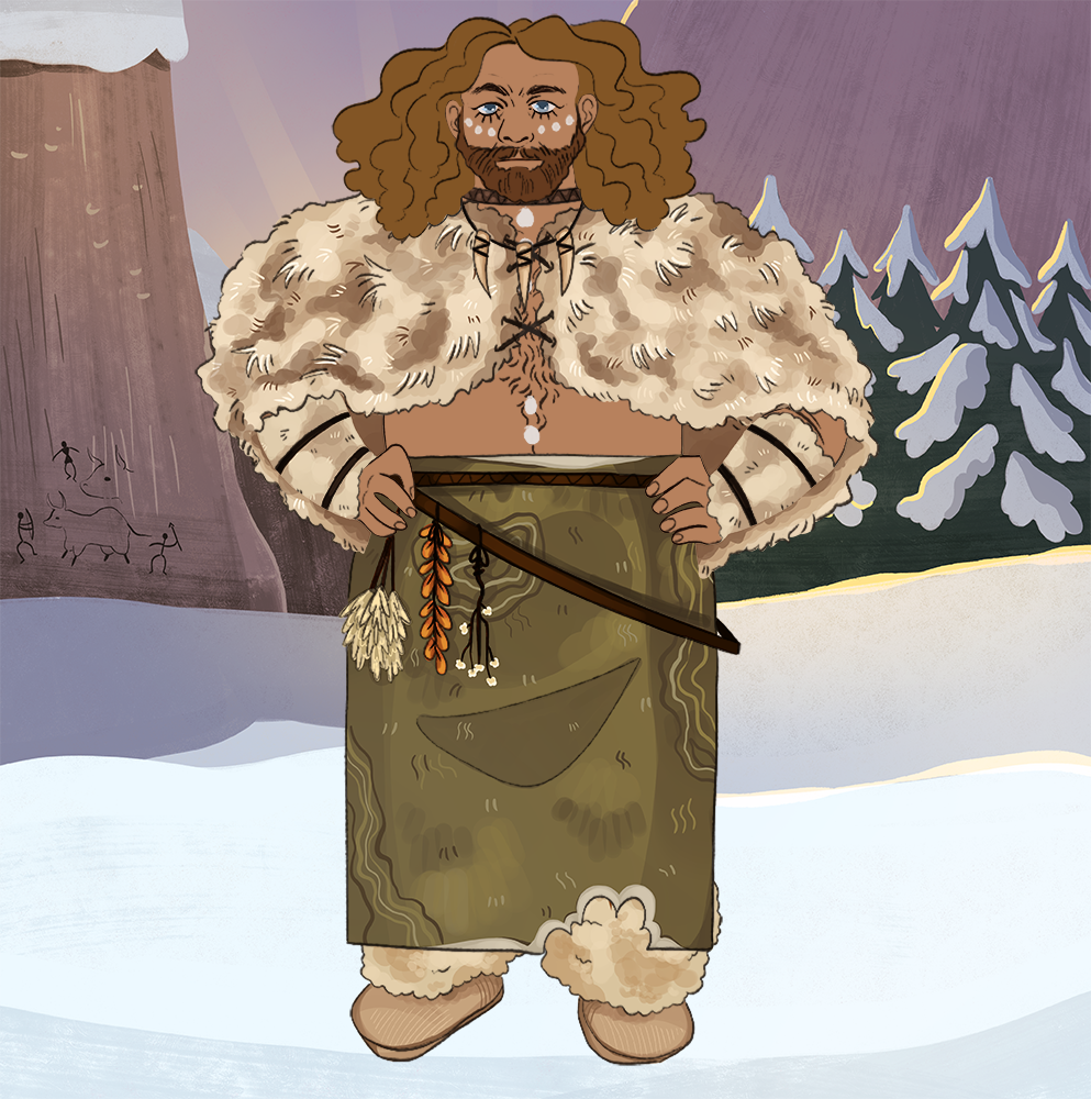 TellTup - Snow Wanderer made with Neanderthal Dress Up