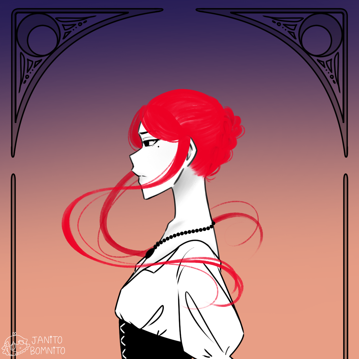 Sunset Musings made with Lalika Dressup