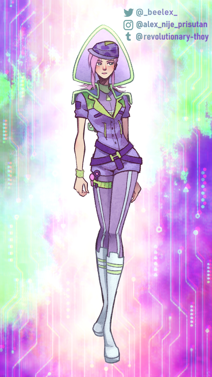 Corpo Angel made with Techno-fairy fashion