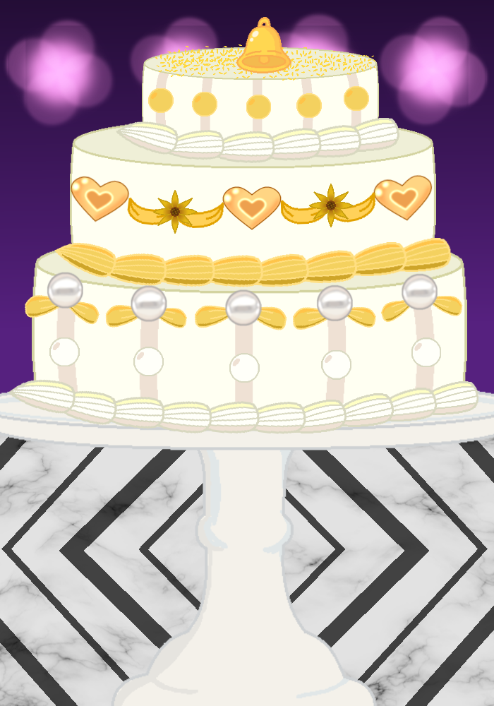 Wedding cake :> made with Piece of Cake