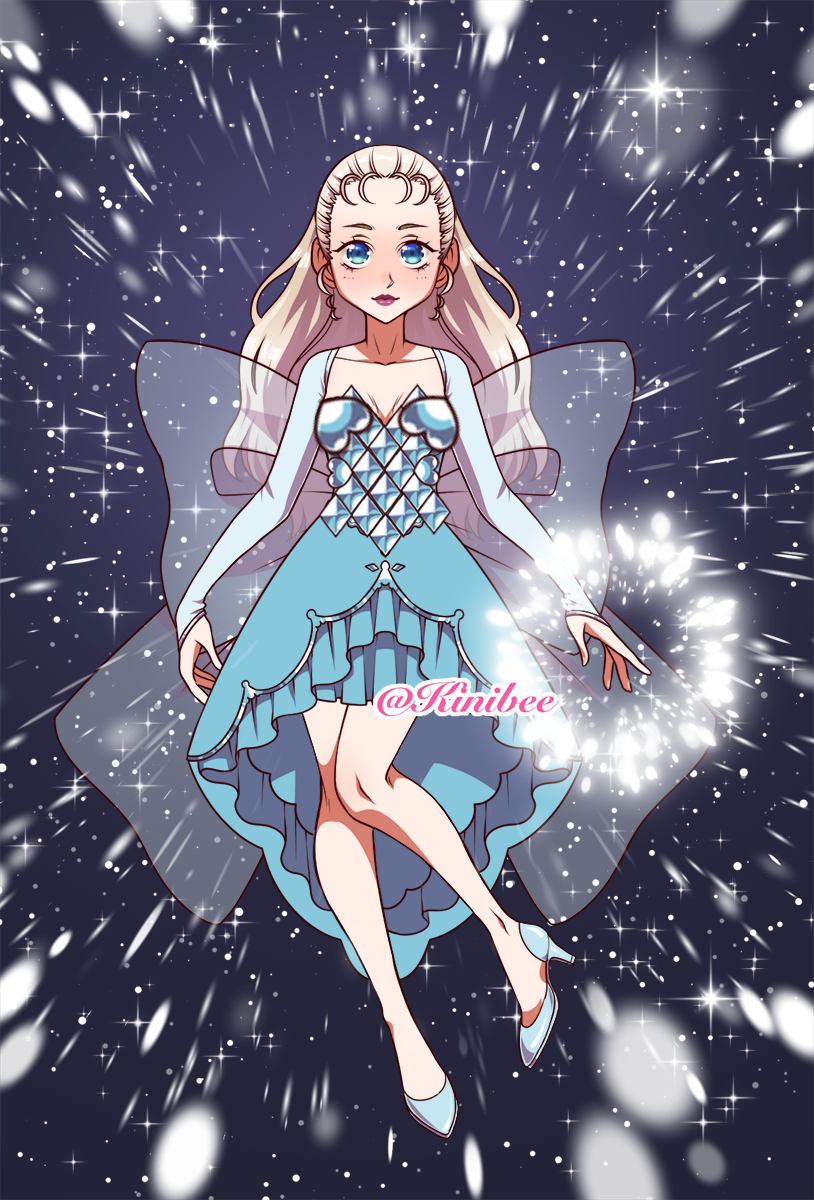 queen elsa made with Magical Girl Creator 2