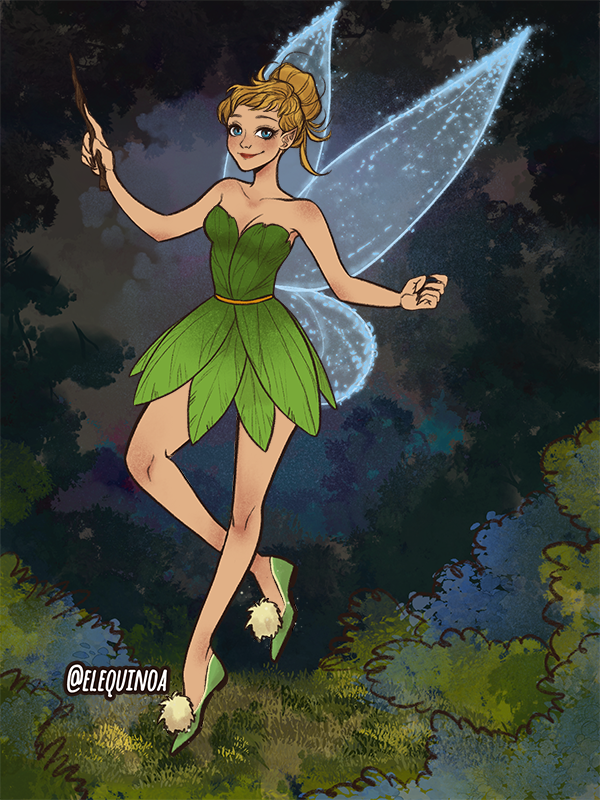 tinkerbell made with Forest Fairy