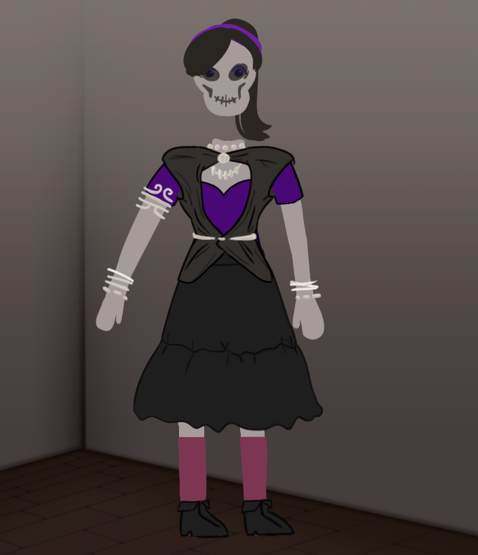 SkellSona made with [New Years Update] My Little Necromancer Dress Up