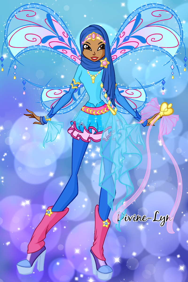 Blues and Pinks made with Believing Fairy Maker