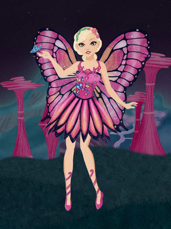 mariposa made with Barb's Movie Wardrobe