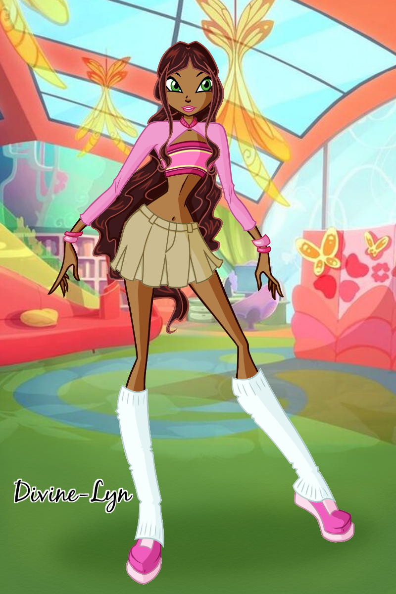 Kayla's School outfit made with Casual Fairy Maker - Remastered